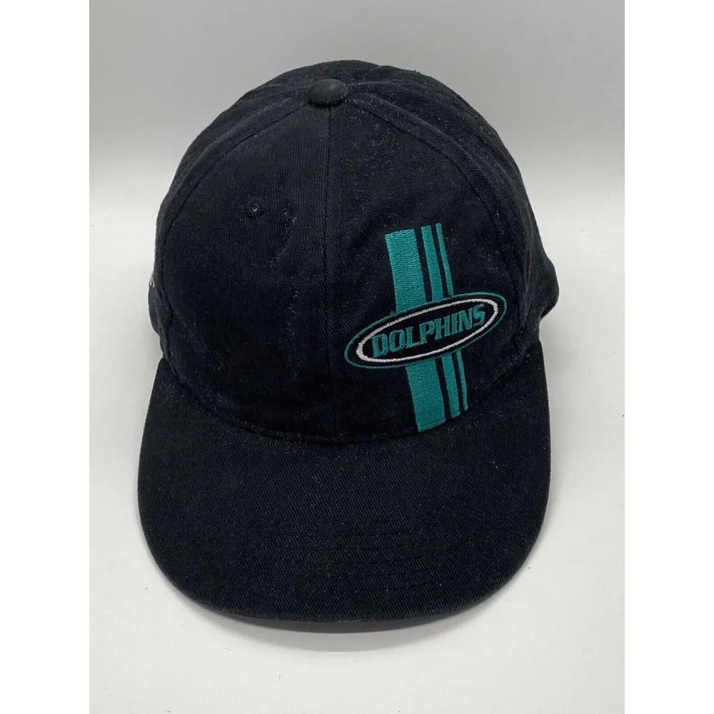 Miami Dolphins Black Youth Cap Hat Snap-back NFL AFC East Annco 2000's